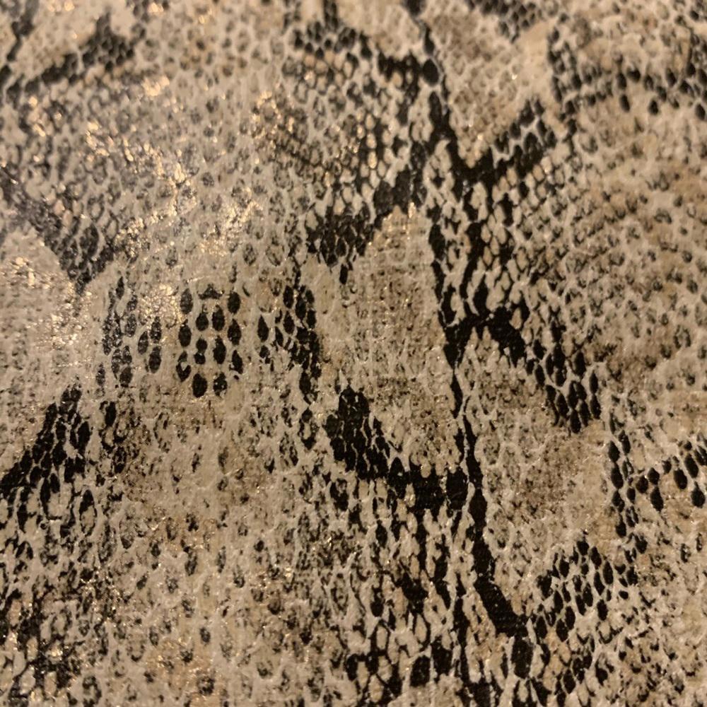 Stylish Peachy Keen Python Print and Textured Zip… - image 7